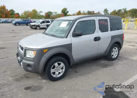 2003 Honda Element Ex из США, поврежденный, VIN 5J6YH17523L010156